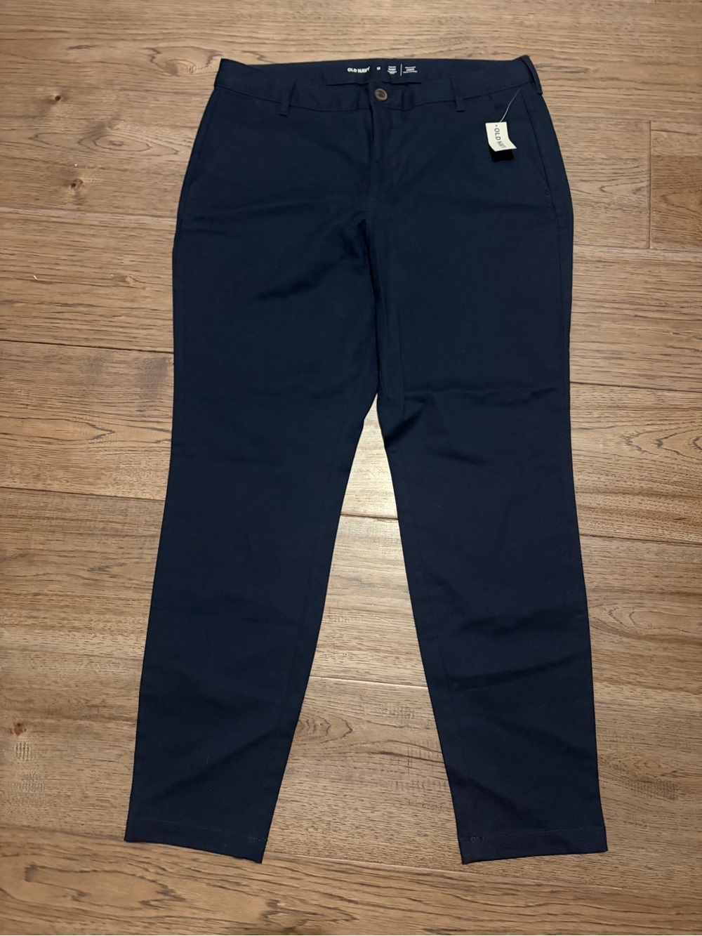 Old Navy Women's High Waist Skinny Chino Pants in Navy